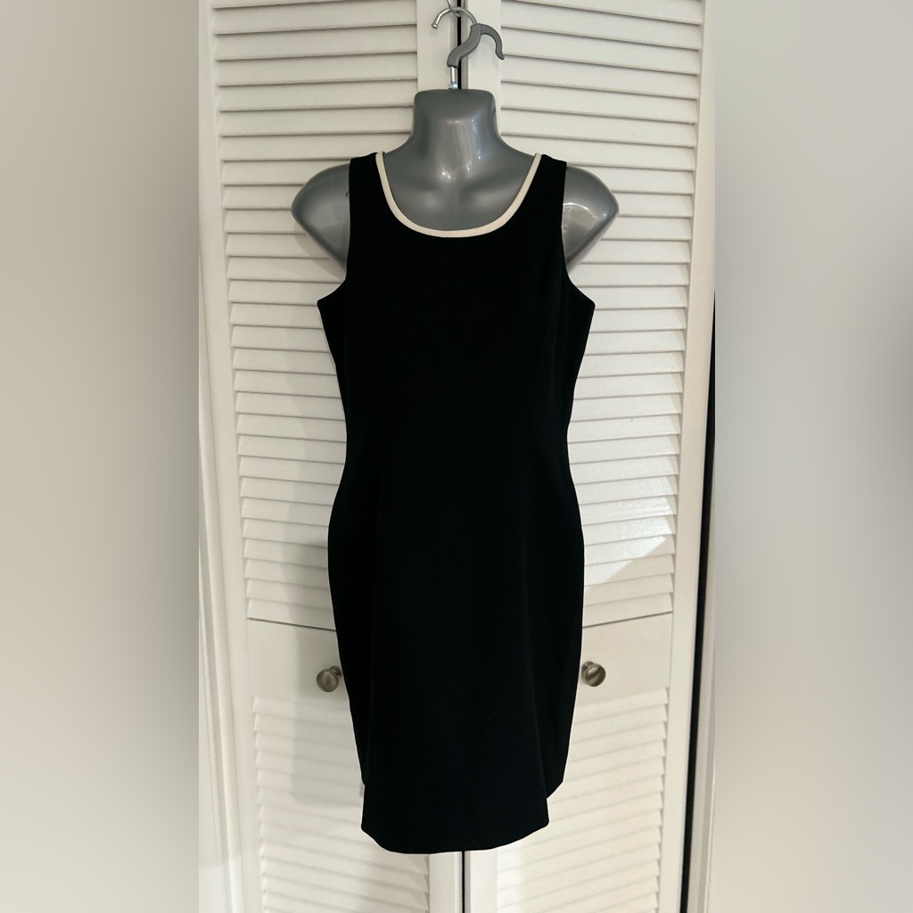 Jones New York Vintage Black Tank Dress Size 4p